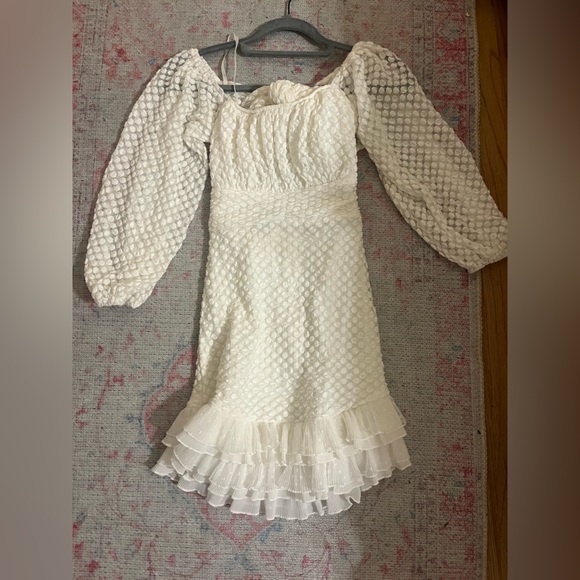 White Selfie Leslie Dress - Picture 1 of 2